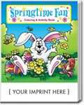 CS0480 Springtime Fun Coloring and Activity Book with Custom Imprint